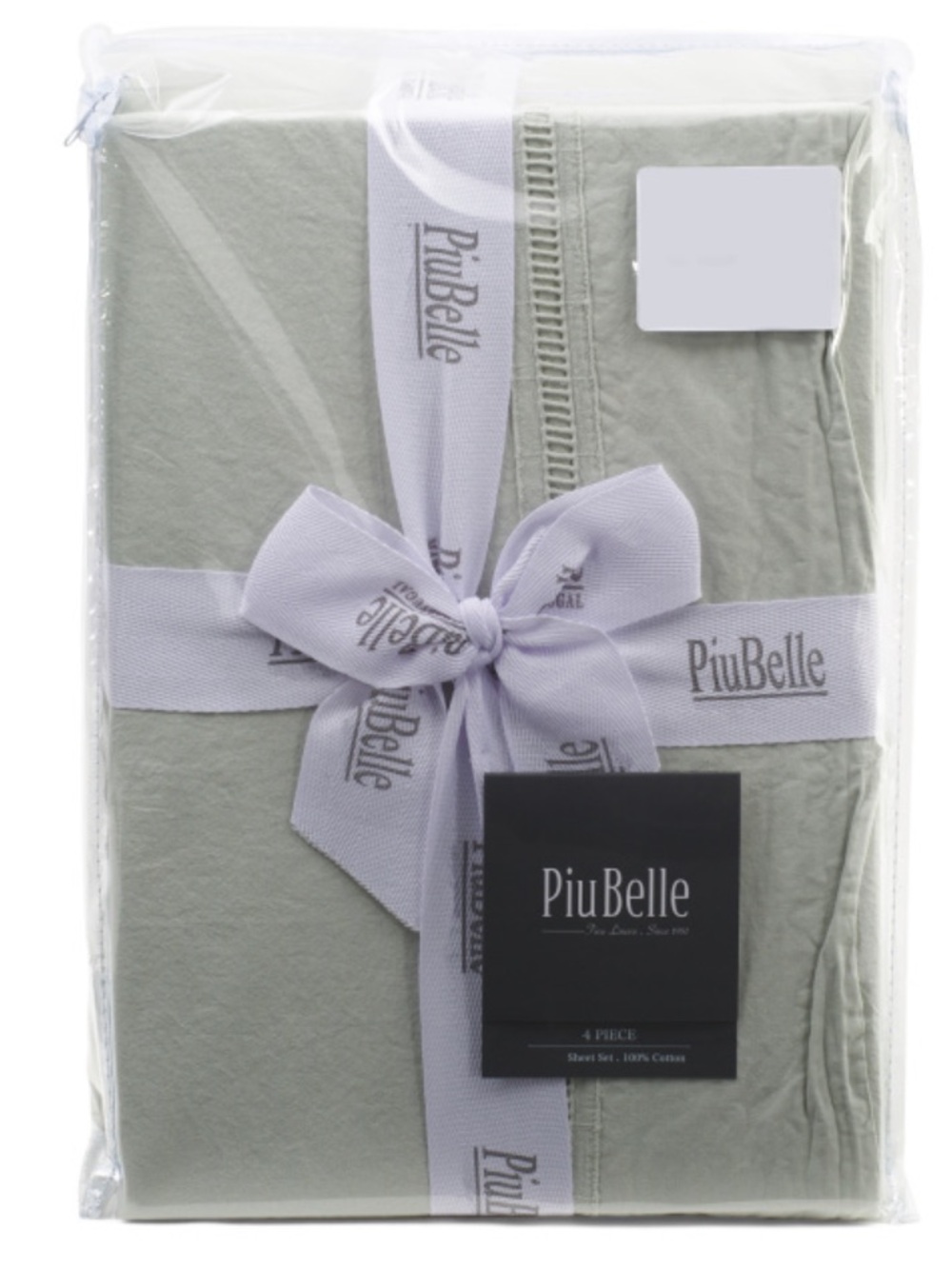 PiuBelle Sage Green Sheet Set
